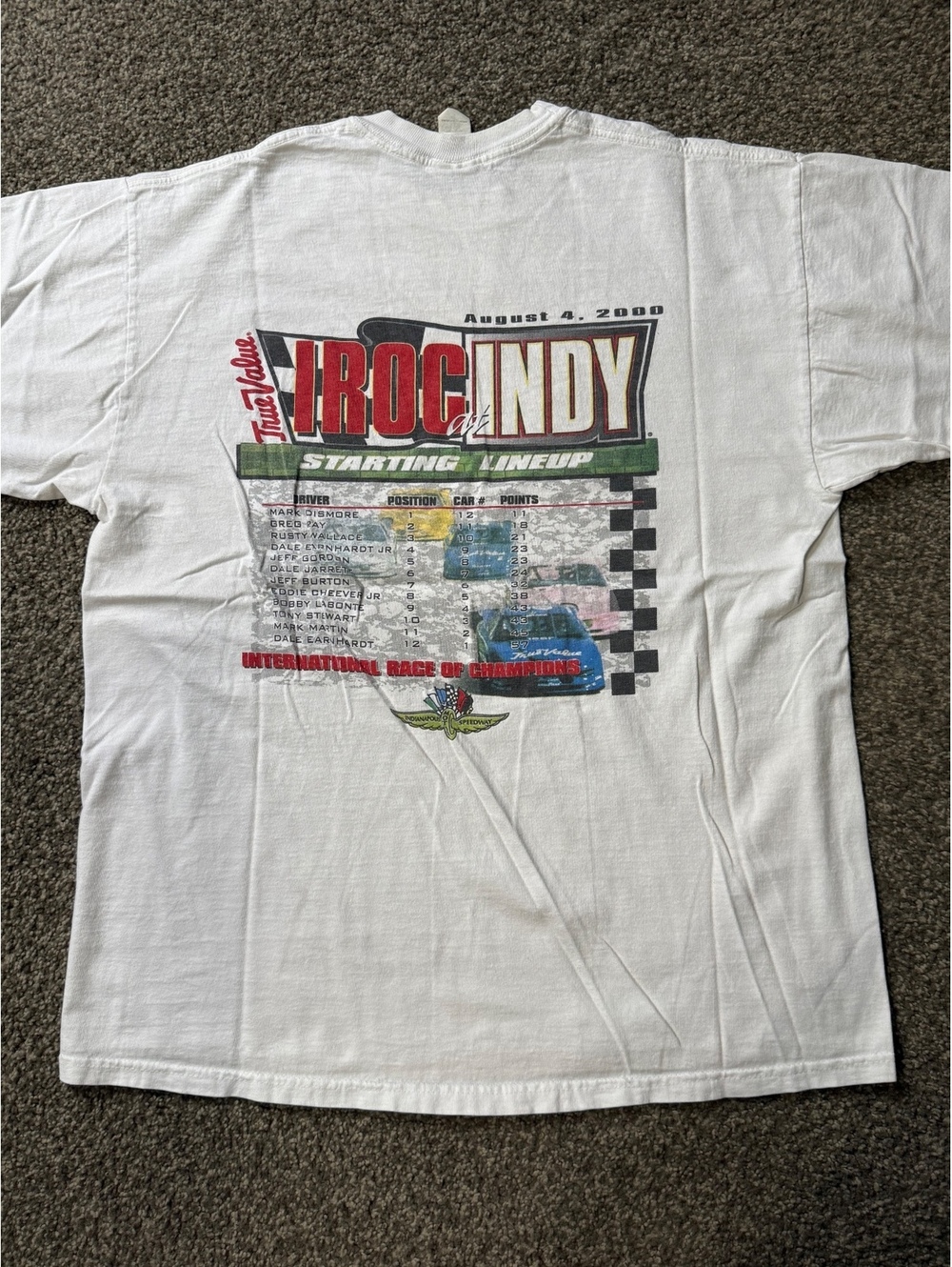 Vintage 2000 IROC INDY Racing Tee | No Tag/Fit Like Small